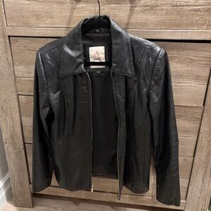 Avanti Black Leather Jacket